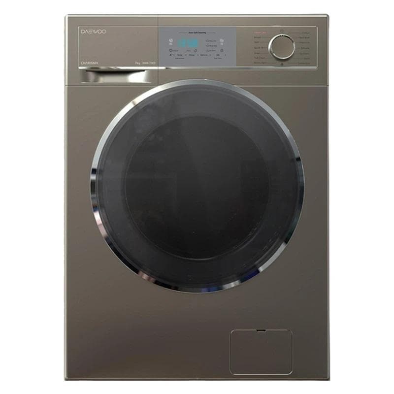 ماشین لباسشویی دوو مدل LM-830S ظرفیت 8 کیلوگرم از نمای ظاهری ویژه خرید اقساطی بازنشستگان تامین اجتماعی