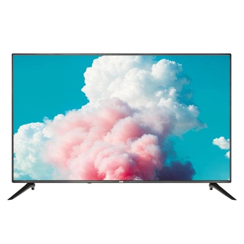 تلویزیون ال ای دی هوشمند سام مدل UA50CU7800TH سایز 50 اینچ از نمای ظاهری ویژه خرید اقساطی بازنشستگان تامین اجتماعی