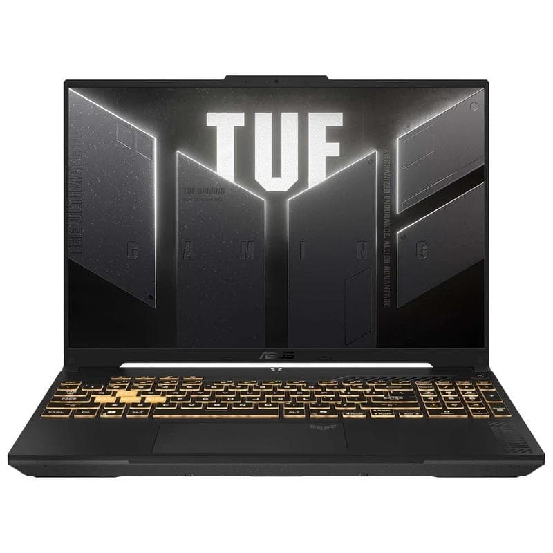 لپ تاپ 16 اینچ ایسوس مدل TUF Gaming F16 FX607VU-RL079-Core 5 210H-16GB DDR5 4800MHz-512GB SSD-RTX4050 6GB-FHD 144Hz از نمای ظاهری ویژه خرید اقساطی بازنشستگان تامین اجتماعی