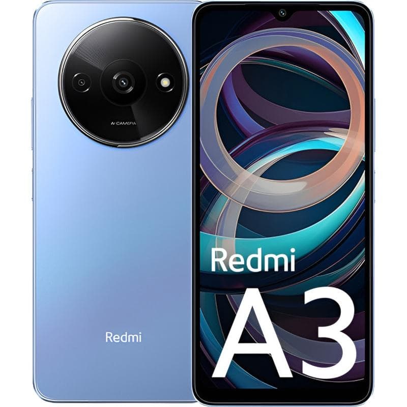 گوشی موبایل شیائومی مدل Redmi A3 رجیسترشده دو سیم کارت ظرفیت 128 گیگابایت رم 4 گیگابایت از نمای ظاهری ویژه خرید اقساطی بازنشستگان تامین اجتماعی