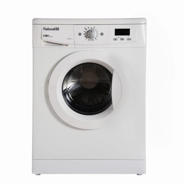 ماشین لباسشویی آبسال مدل WRE5407 ظرفیت 5 کیلوگرم از نمای ظاهری ویژه خرید اقساطی بازنشستگان تامین اجتماعی