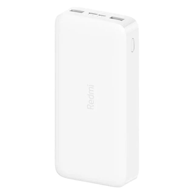 پاوربانک شیائومی مدل Redmi PB200LZM ظرفیت 20000 میلی‌آمپر ساعت از نمای ظاهری ویژه خرید اقساطی بازنشستگان تامین اجتماعی