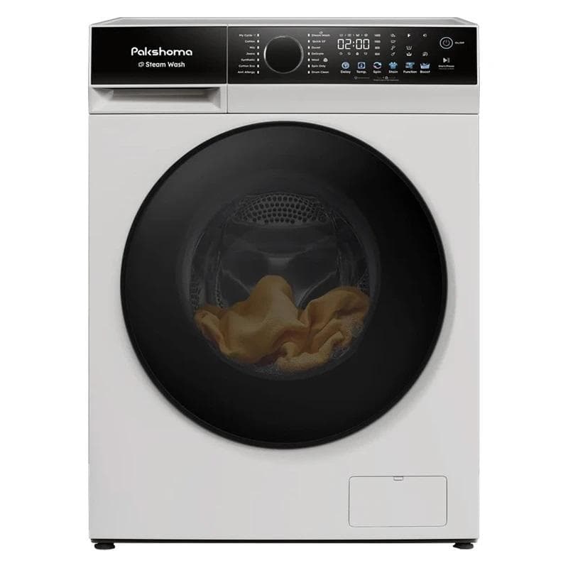 ماشین لباسشویی پاکشوما مدل S8 W ظرفیت 8 کیلوگرم