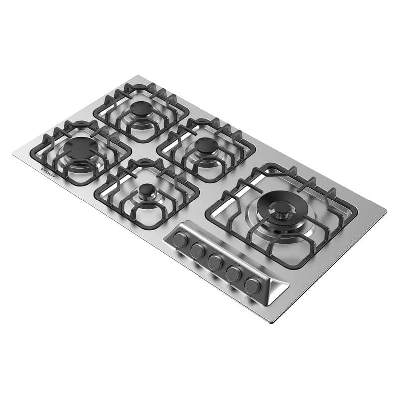 اجاق گاز صفحه‌ای پنج شعله گرویتی مدل G954