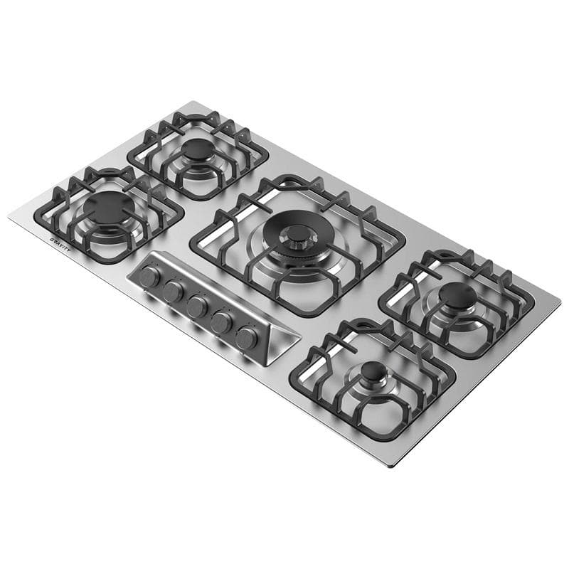 اجاق گاز صفحه‌ای پنج شعله گرویتی مدل G952