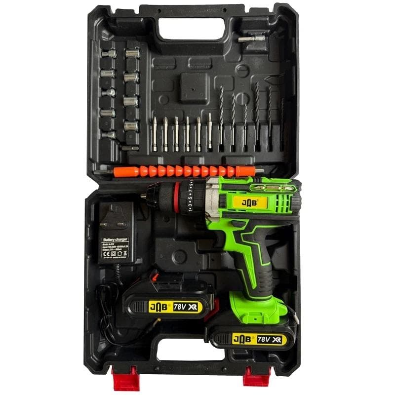 دریل پیچ گوشتی برقی جاب مدل JB-88 POWER X  از نمای ظاهری ویژه خرید اقساطی بازنشستگان تامین اجتماعی