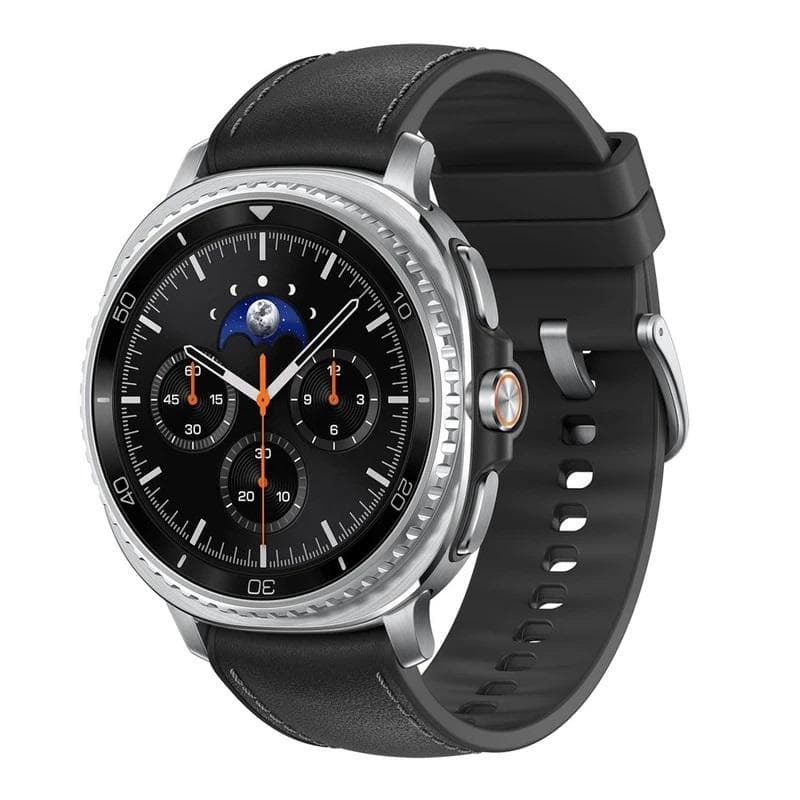 ساعت هوشمند سامسونگ مدل Galaxy Watch 8 Classic 46mm با بند چرمی از نمای ظاهری ویژه خرید اقساطی بازنشستگان تامین اجتماعی