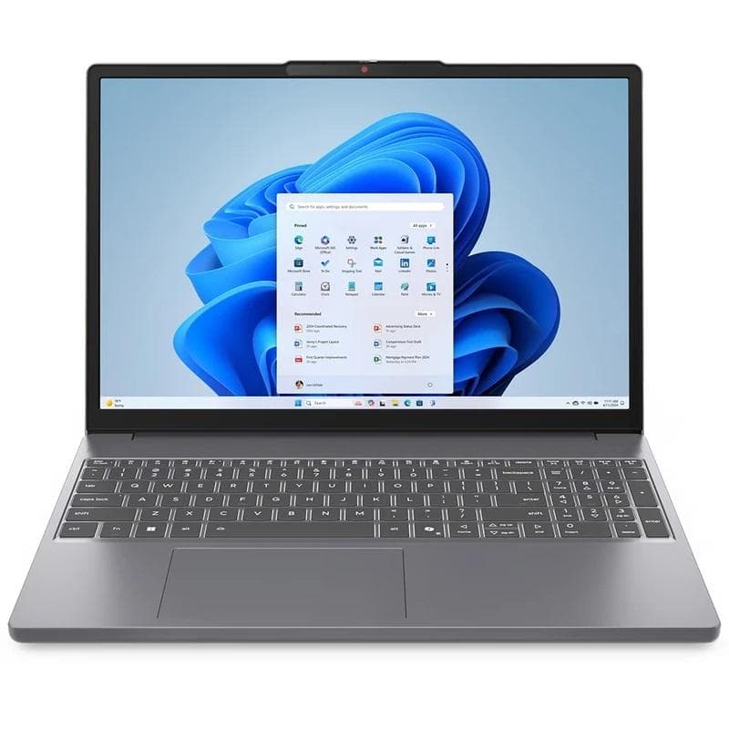 لپ تاپ 15.3 اینچی لنوو مدل IdeaPad Slim 3 15IRH10-i5 13420H-8GB DDR5-512GB SSD-IPS از نمای ظاهری ویژه خرید اقساطی بازنشستگان تامین اجتماعی