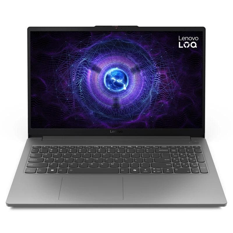 لپ تاپ 15.6 اینچی لنوو مدل LOQ 15IAX9E-i5 12450HX-16GB DDR5 4800MHz-512GB SSD-RTX3050 6GB-FHD 144Hz-W از نمای ظاهری ویژه خرید اقساطی بازنشستگان تامین اجتماعی