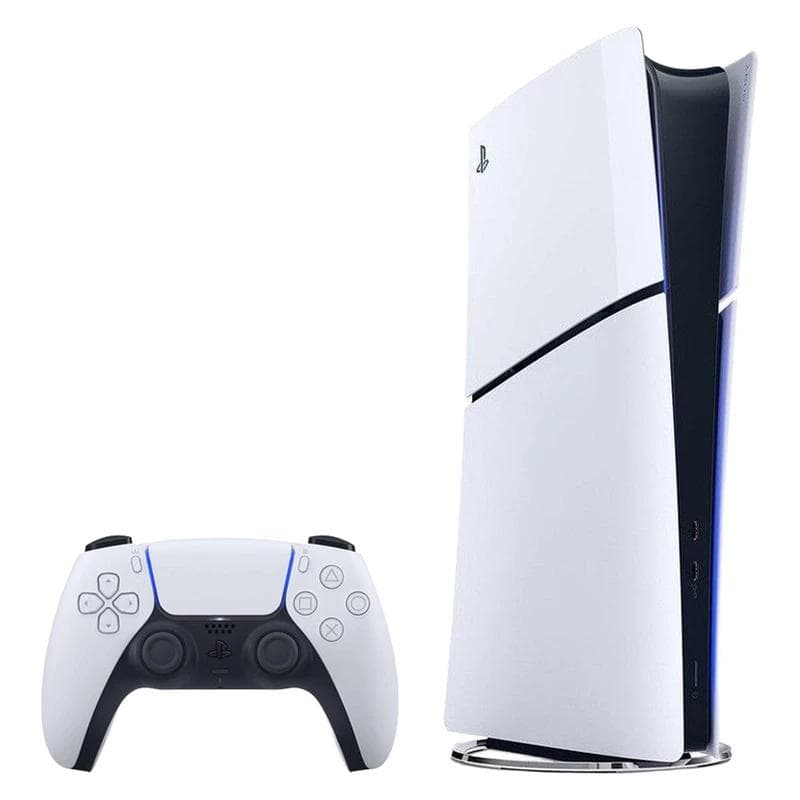 کنسول بازی سونی مدل PlayStation 5 Slim نسخه دیجیتال ظرفیت 1 ترابایت از نمای ظاهری ویژه خرید اقساطی بازنشستگان تامین اجتماعی