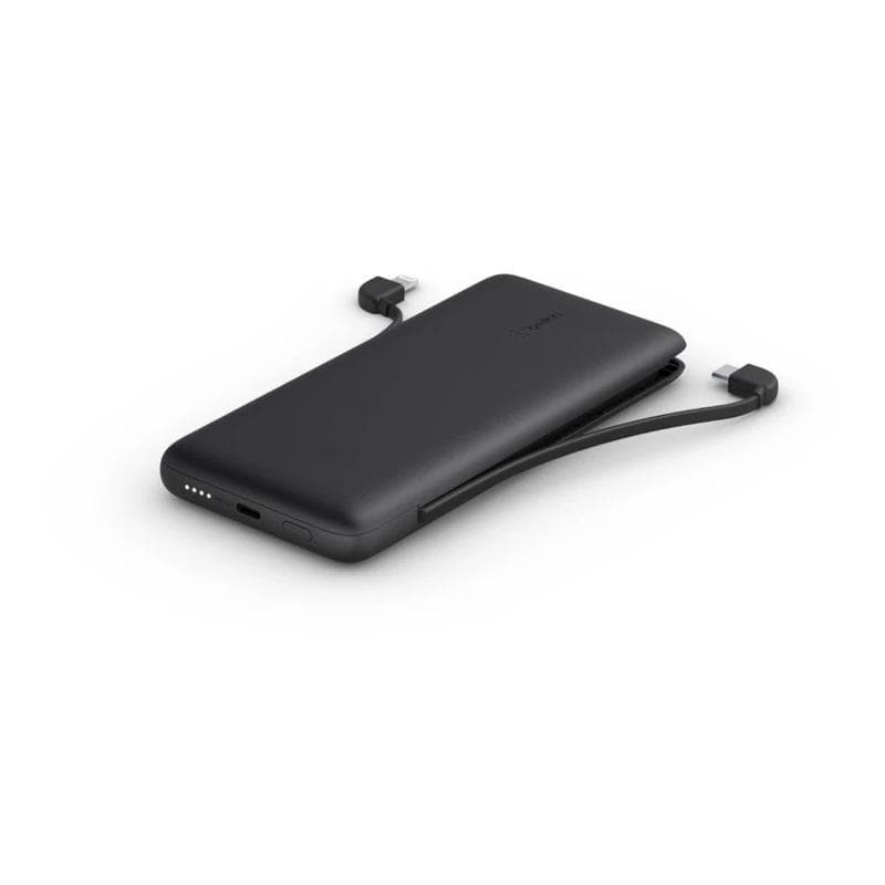 پاوربانک بلکین مدل BPB006btBLK BOOST CHARGE ظرفیت 10000 میلی‌آمپر ساعت از نمای ظاهری ویژه خرید اقساطی بازنشستگان تامین اجتماعی
