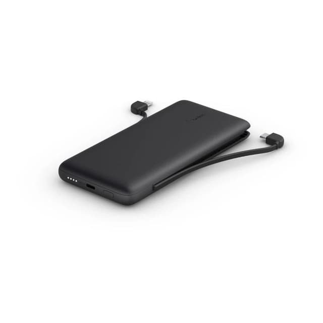 پاوربانک بلکین مدل BPB006btBLK BOOST CHARGE ظرفیت 10000 میلی‌آمپر ساعت از نمای ظاهری ویژه خرید اقساطی بازنشستگان تامین اجتماعی