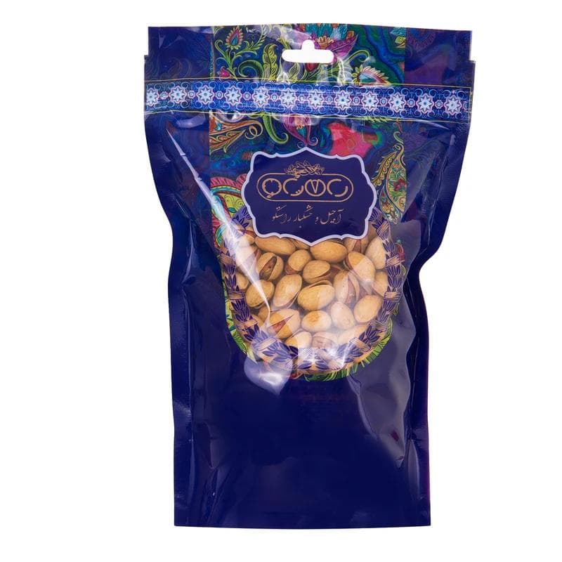 پسته فندقی شور اکبر راستگو - 500 گرم از نمای ظاهری ویژه خرید اقساطی بازنشستگان تامین اجتماعی