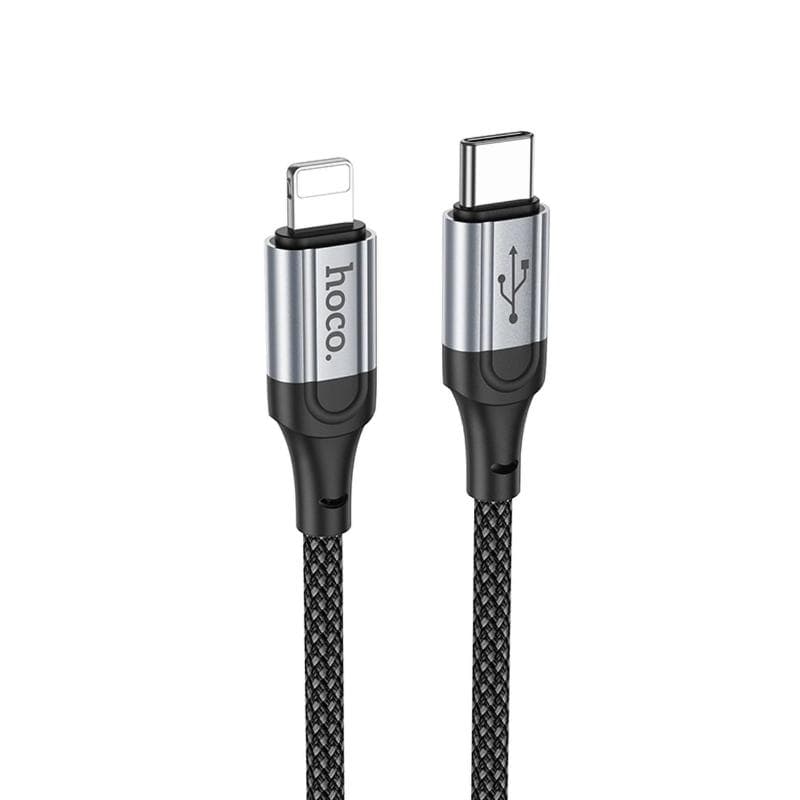 کابل تبدیل USB به لایتنینگ هوکو مدل X102 طول 1 متر از نمای ظاهری ویژه خرید اقساطی بازنشستگان تامین اجتماعی