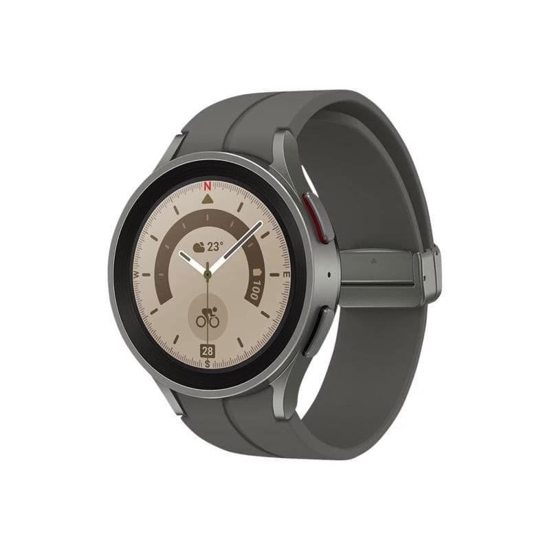ساعت هوشمند سامسونگ مدل Galaxy Watch5 Pro  از نمای ظاهری ویژه خرید اقساطی بازنشستگان تامین اجتماعی