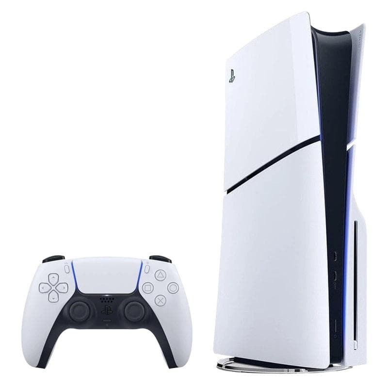 کنسول بازی سونی مدل PlayStation 5 Slim CFI-2116 نسخه دیسکخور ظرفیت 1 ترابایت از نمای ظاهری ویژه خرید اقساطی بازنشستگان تامین اجتماعی