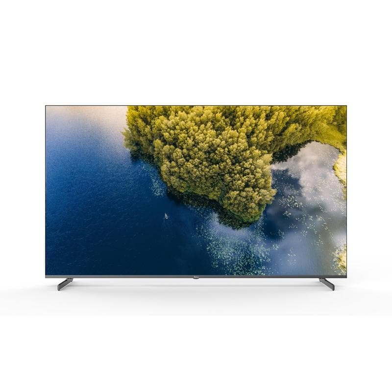 تلویزیون ال ای دی هوشمند جی پلاس مدل GTV-75SU878SP سایز 75 اینچ از نمای ظاهری ویژه خرید اقساطی بازنشستگان تامین اجتماعی