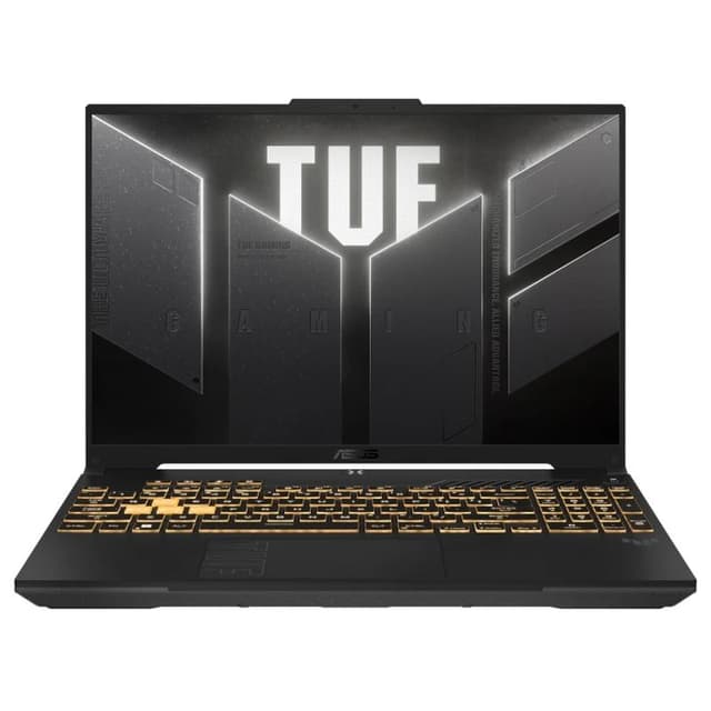 لپ تاپ 16 اینچی ایسوس مدل TUF Gaming F16 FX607VJ-Core 5 210H-RTX3050 6GB-16GB DDR4 3200MHz-512GB SSD-WUXGA 144Hz از نمای ظاهری ویژه خرید اقساطی بازنشستگان تامین اجتماعی