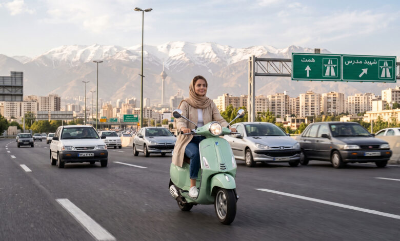 بهترین موتور وسپا برای بانوان